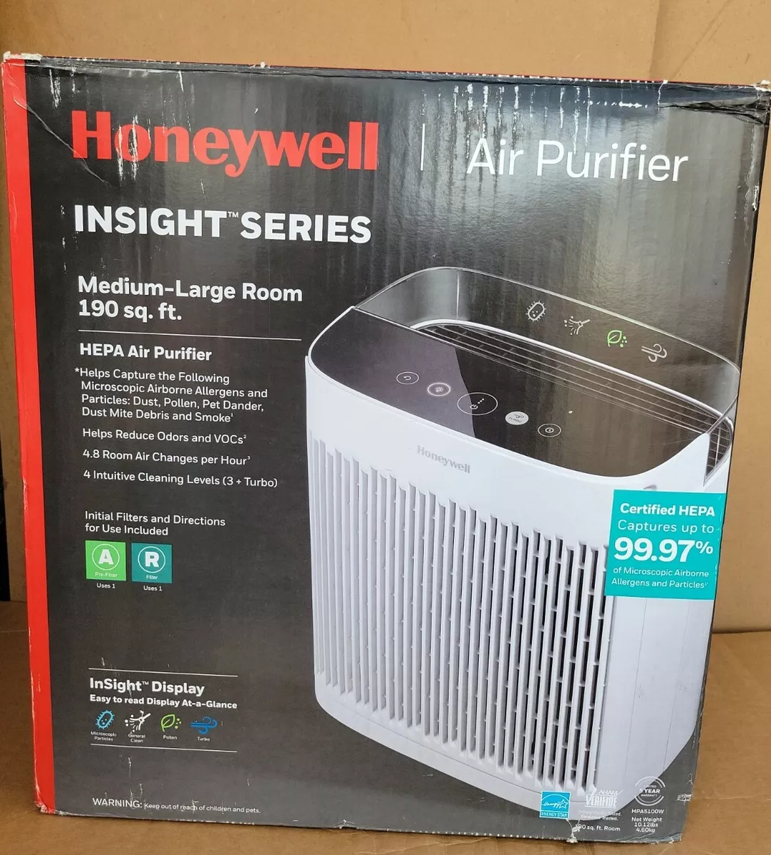 Honeywell Air Purifier White 175 Sq.FT
