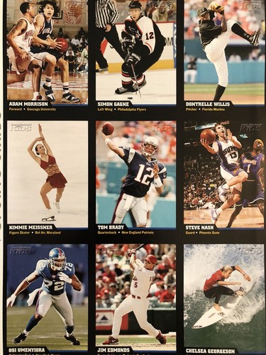 Sports Illustrated for Kids Magazine (May 2006) Tom Brady Uncut Sheet Inside - 第 2/4 張圖片