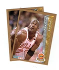 (2) MICHAEL JORDAN 1992-93 Fleer MVP Card Lot #246 Bulls