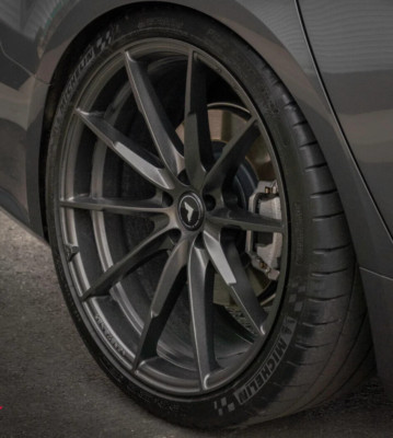 21'' VORSTEINER VFF 109 CARBON GRAPHITE CONCAVE WHEELS FOR TESLA MODEL Y