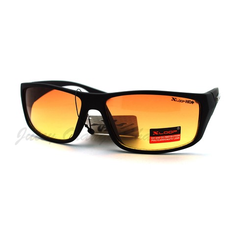 HD Lens Sunglasses High Definition Driving Lens Rectangular Sports - Picture 3 of 19