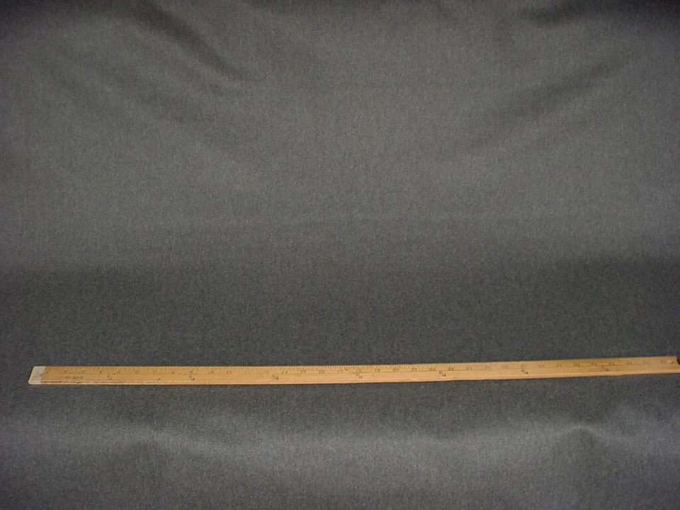 1-5/8Y Kravet Couture 34397 Jefferson Charcoal Gray Wool Upholstery Fabric - Image 2 of 3