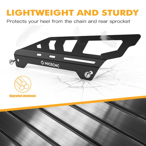 NICECNC Rear Chain Cover Guard For Suzuki DRZ400S 2000-2024 DRZ400SM 2005-2024 - Picture 5 of 10