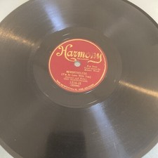 1931 Jazz THE HARMONIANS - BOB WOODS vocal 78 rpm HARMONY 1318 Nevertheless V+