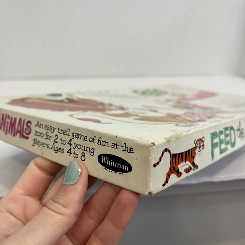 Vintage “FEED THE ANIMALS”Board Game 4635 1965 Whitman Publishing Racine WI - Picture 6 of 8