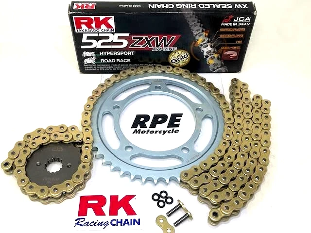 2022-2024 Yamaha XSR900 RK ZXW 525 Racing Strength Chain and Sprockets Kit - Image 3 of 4