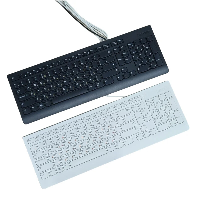 USB wired keyboard for Lenovo Hebrew layout keyboard SK8823 KU1601