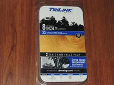 New Sealed - TriLink 8" S33 Link Saw Chain - 2 Pack 14333X2TLW Hyper Greenworks