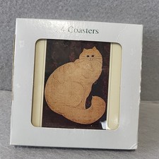 Vintage Coasters Warren Kimble OTAGIRI Cat Am...