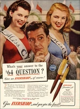 1946 vintage AD EVERSHARP Fountain Pen & Pencil Sets  $64 Question Which? 051921