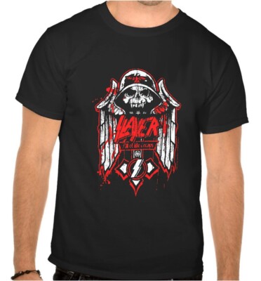 Slayer Rock Music Logo SCHWARZE T-Shirt - 1178