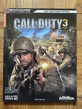 Call of Duty 3 by BradyGames Staff (2006, Perfect) OFFICIAL STRATEGY GUIDE