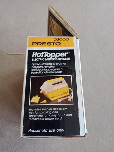 Vtg Presto Hot Topper HotTopper Automatic Electric Melter Dispenser 0300001 NOS - Picture 2 of 13