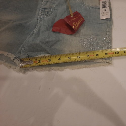 Seven Premium Denim Juniors Girls Size 14 Shorts rhinestones - Picture 11 of 11