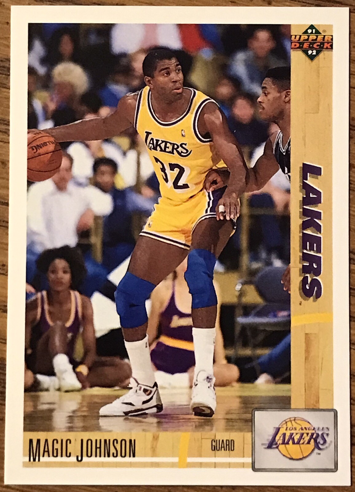 Magic Johnson 1991-92 Upper Deck Basketball Card #45 LA Lakers NBA HOF Free Ship