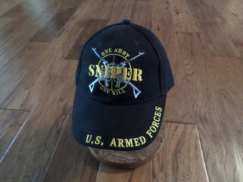 U.S MILITARY SNIPER HAT ONE SHOT ONE 