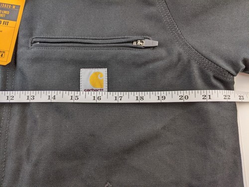 NEU Carhartt Duck Blanket Lined Detroit Jacket Men M Black Coat Full Zip Classic - Bild 12 von 13