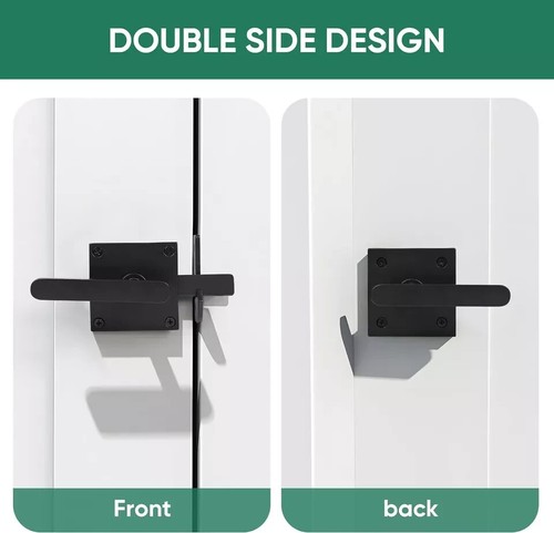 Double Side Gate Latch Heavy Duty Outdoor Fence - Picture 3 of 6