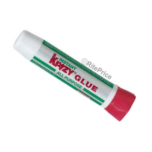2 Pcs Krazy Glue 0.07 Oz Instant Thick Super Glue All Purpose Fast Drying Tube - Picture 6 of 6