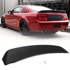 Fits For Ford Mustang 05-09 GT500 Duck Tail Style Rear Trunk Spoiler Wing Black