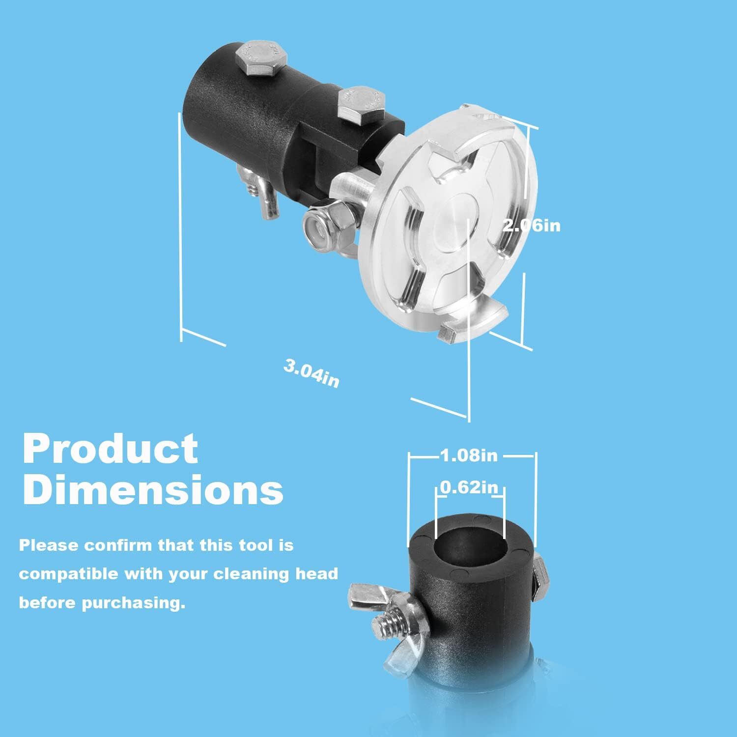 550272 Cleaning Head Metal Installation Tool for Gamma Series 3&4 Pop-Up Tools