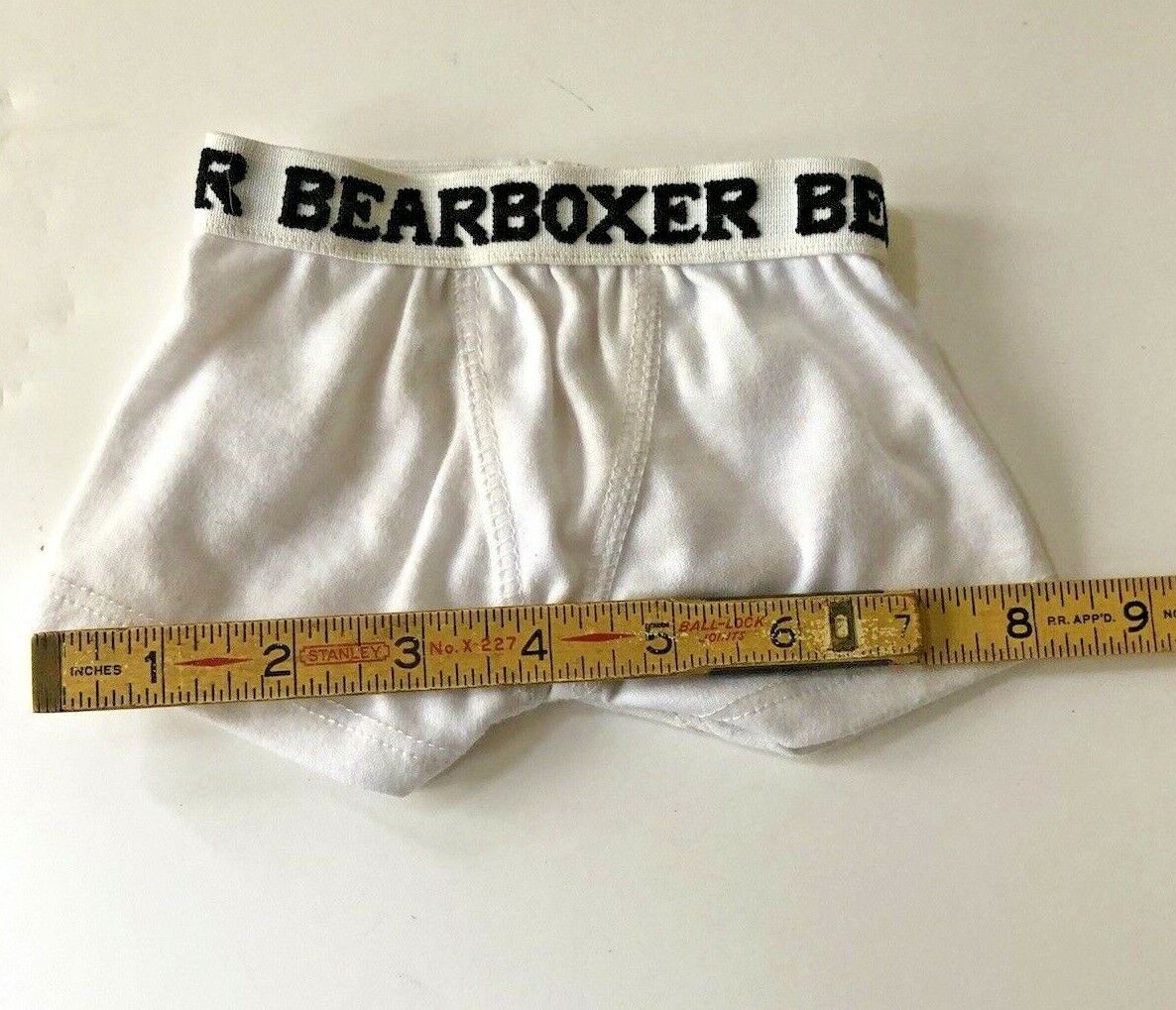 Build a Bear BearBoxer Underwear Full Size Teddy Bear Clothing White Boxers