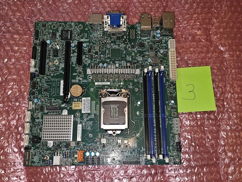 DEFEKT - Supermicro X12SCZ-F micro ATX HD Audio +CPU Kühler ( 3 )