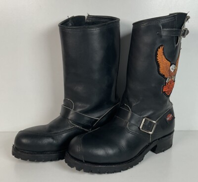 Vintage Carolina X Harley Davidson Engineer Harness Boots R