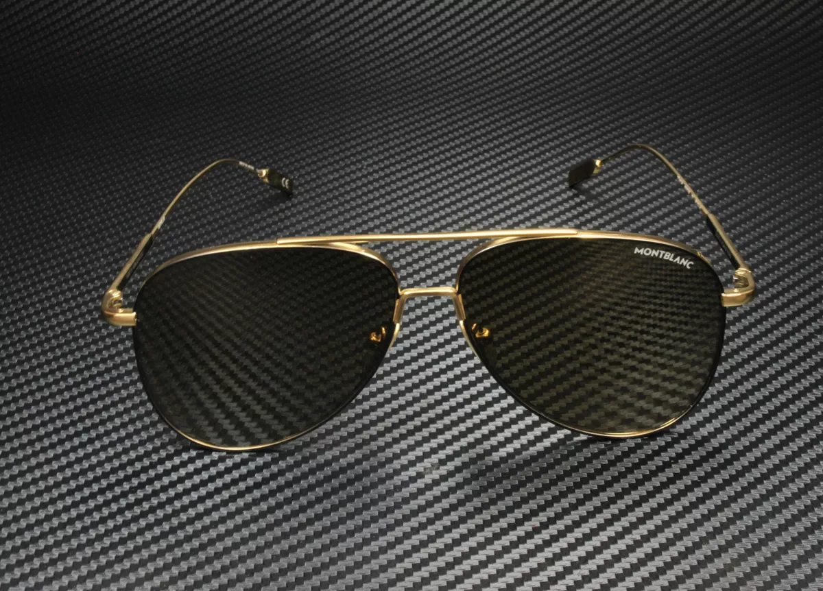 Montblanc 59mm top aviator sunglasses