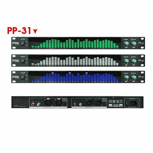 Analizzatore di Spettro Digitale Display LED Musica Audio Indicatore di Spettro VU Meter - Foto 1 di 7