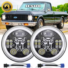 Led Headlight H4 H13 7 Inch Lights For 1947-1957 Chevrolet Truck Gmc Pickup