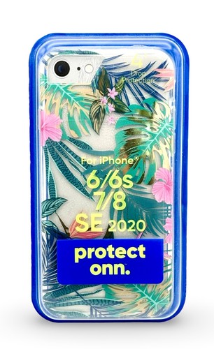 Protect Onn Tropical Design Gel iPhone Case for 6/6s/7/8 & SE iPhones - NEW! - Picture 1 of 2