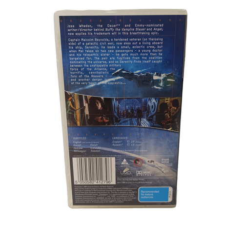 Sony PlayStation Portable PSP UMD Video Movie Serenity Space Sc-Fi Western - Picture 2 of 14