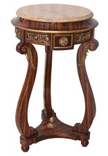 Table D'Appoint Baroque Ronde Ancienne