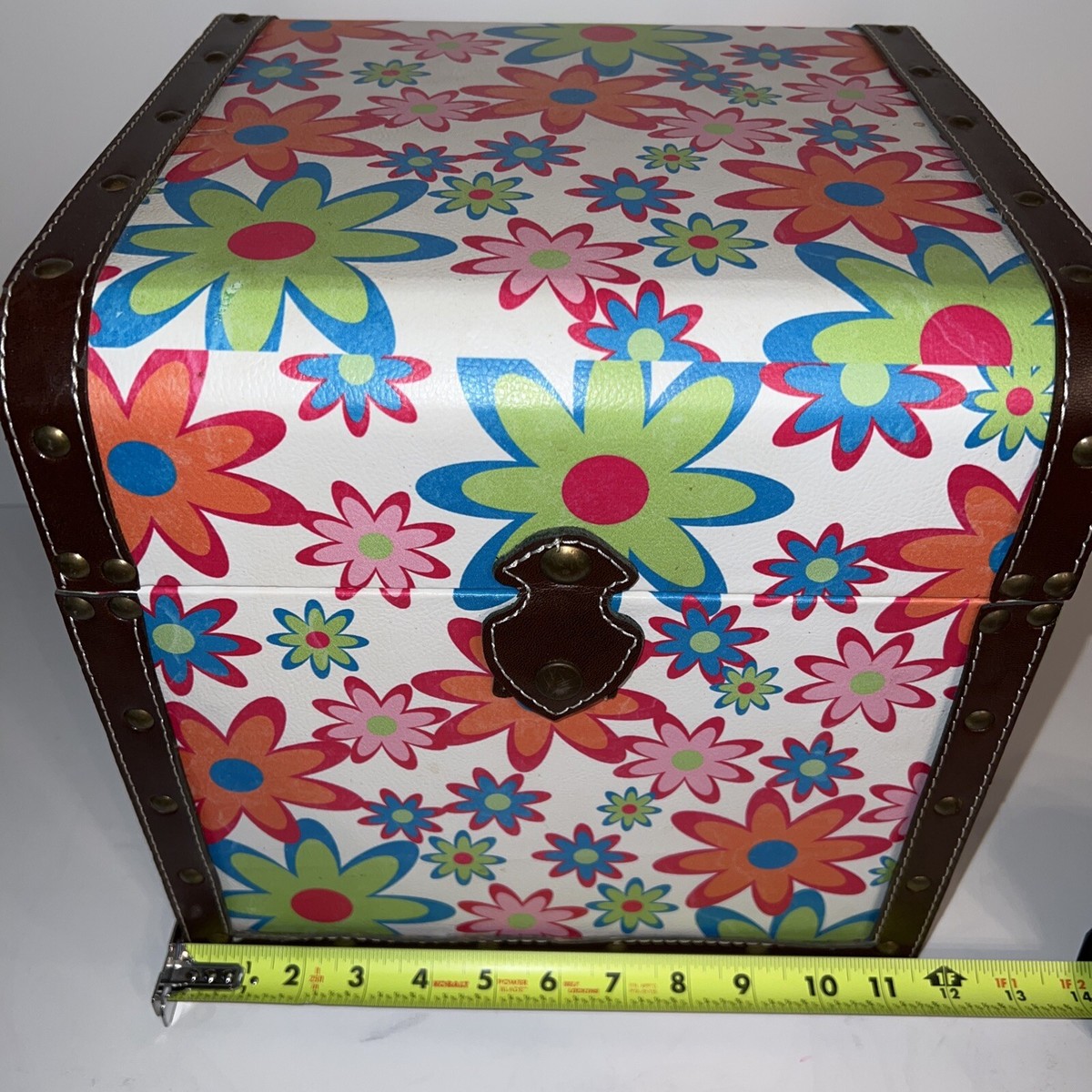 * vintage box ❀ * スミレ柄 ラウンドボックス s-l1200.jpg