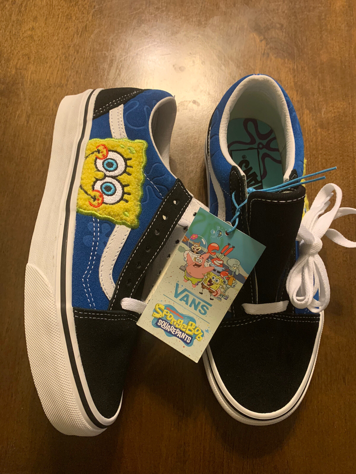 New Vans x SpongeBob Old Skool 6 men / 7.5 women Shoes VN0A38G19XD | eBay