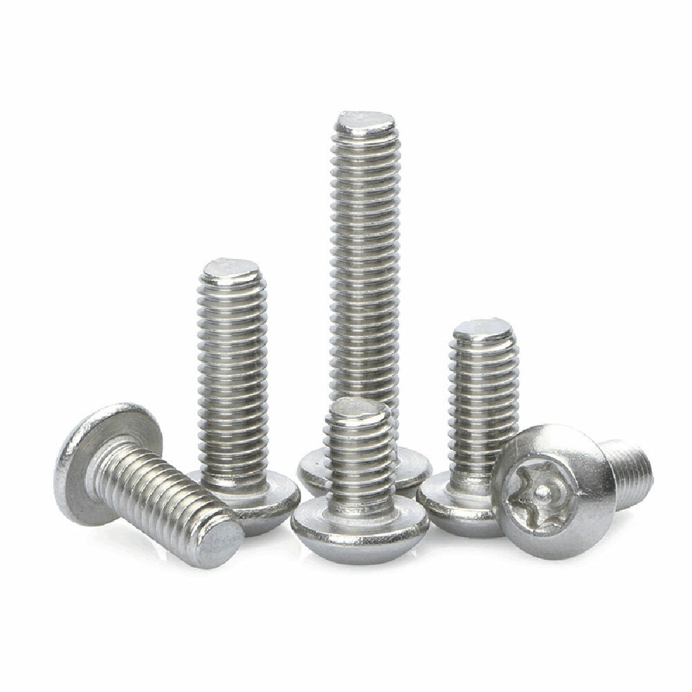 M3 M4 304 Stainless Steel Pan Head Tamper Proof Torx Security Screws