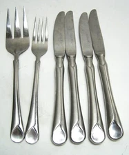 Set of 6  J. A. Henckels PROVENCE Dinner Knives & Forks Stainless Steel