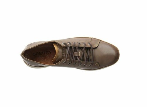 10" Sperry Top-Sider Men's Clipper Oxford Sneaker Men's Leather Shoes Brown - Picture 6 of 7