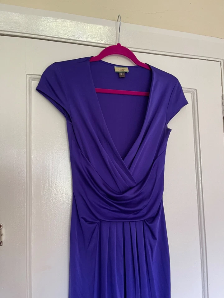 Vestido Issa London púrpura 100% seda talla UK8/US4 Foto 3 de 4