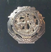 Llama Pin Ooak Vintage Sterling Silver Peruvian Storyteller Ornate Pin/ Pendant 