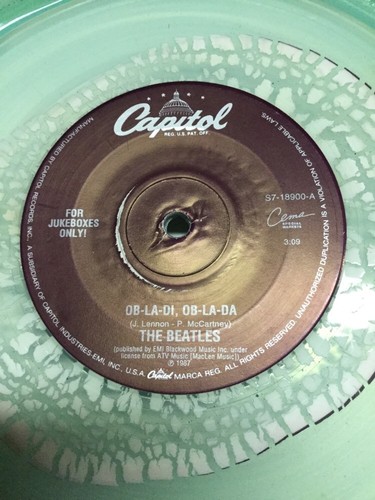 The Beatles - Ob-La-Di, Ob-La-Da / Julia process test Press Clear vinyl 45 rare! - Picture 2 of 8