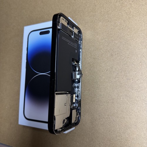 Apple iPhone 14 Pro Space Black Housing + Battery 89% GENUINE Grade C - Zdjęcie 11 z 12