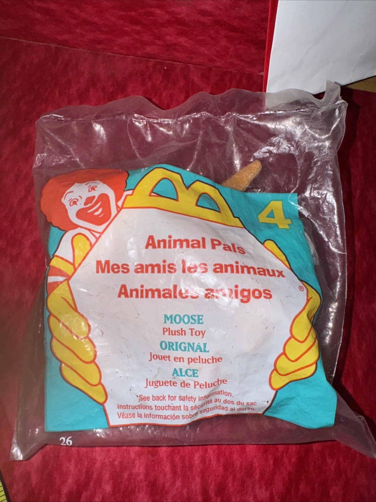 beanie babies Animal Pals Moose ty McDonalds NIP New 1999 Happy Meal Plush Toy 4-image