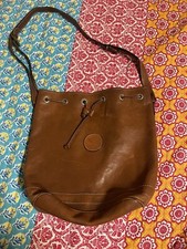 Borsa a tracolla Marella in pelle con coulisse marrone