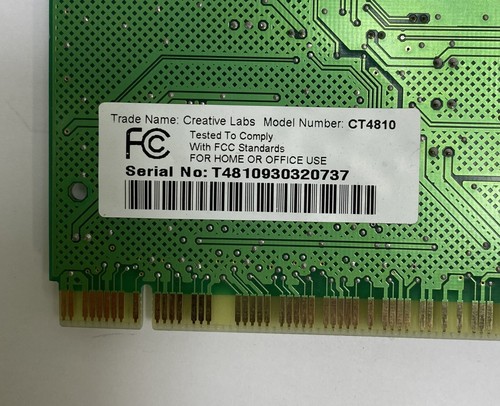 Creative Labs CT4810 PCI Sound Audio Card with Midi Port - 第 5/6 張圖片
