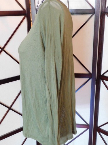 Julie Billiart Oversize Jersey Top in Dunkelgrün Gr. Small - Bild 4 von 5