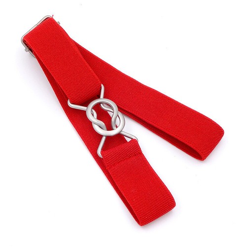 Ceintures enfants filles garçons élastique réglable enfants boucle en alliage d'argent tout-petit Royaume-Uni - Photo 9/16
