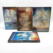 Pat Robertson DVD Lot 3 Sealed + Bonus Christian Broadcasting Network God Heaven