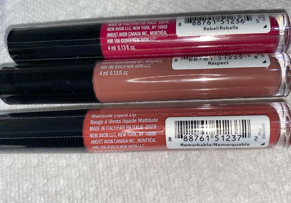 AVON 3PACK of Mattitude Liquid Lips See Pictures For Details New Sealed - Image 4 of 4